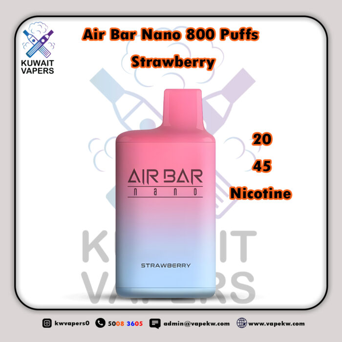 Air Bar Nano Strwaberry 800 Puffs