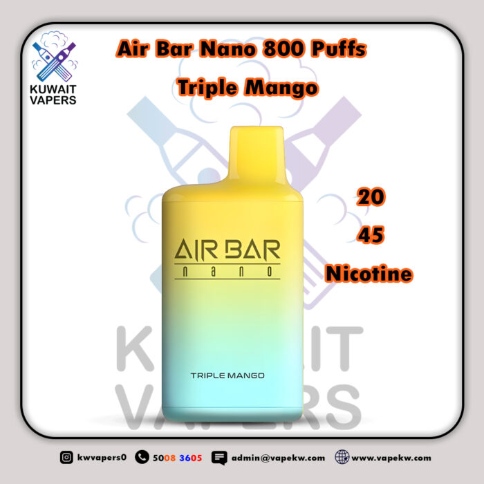 Air Bar Nano Triple Mango 800 Puffs