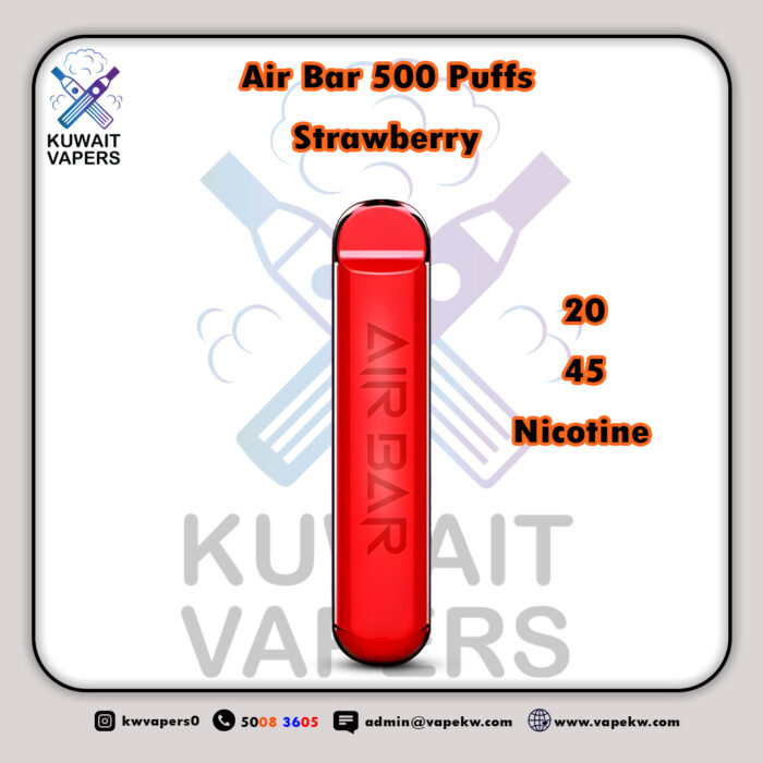 Air Bar Strawberry 500 Puffs