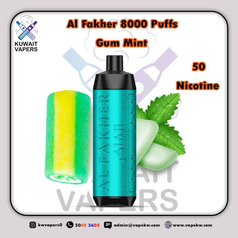 Al Fakher Gum Mint 8000 puffs