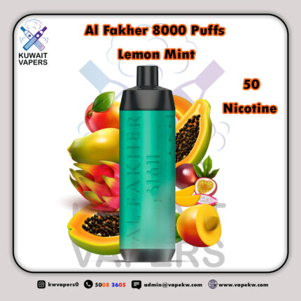 Al Fakher Lemon Mint 8000 puffs