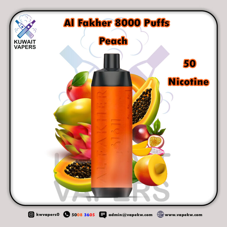 Al Fakher Peach 8000 puffs