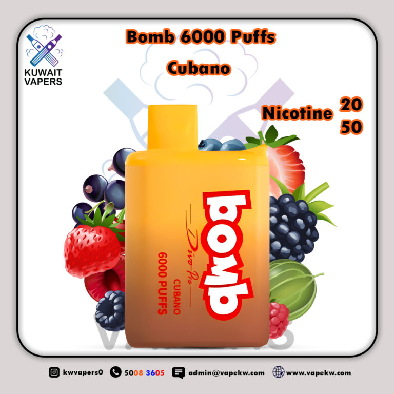 Bomb Cubano 6000 puffs