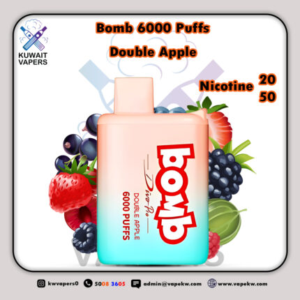 Bomb Double Apple 6000 puffs