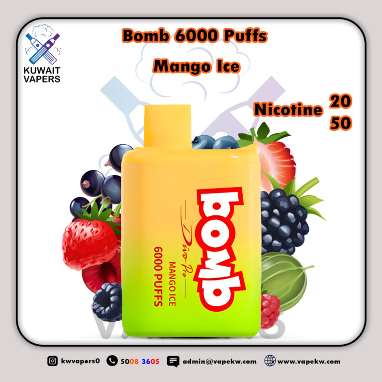 Bomb Mango Ice 6000 puffs