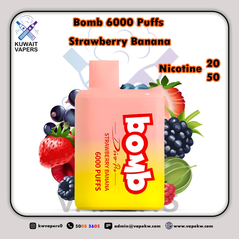 Bomb Strawberry Banana 6000 puffs