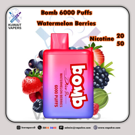 Bomb Watermelon Berries 6000 puffs