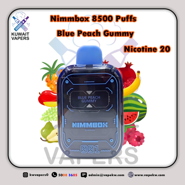 Nimmbox Blue PEach Gummy 8500 Puffs