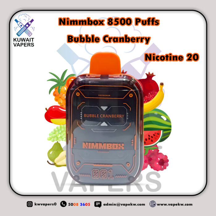 Nimmbox Bubble Cranberry 8500 Puffs