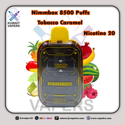 Nimmbox Tobacco Caramel 8500 Puffs