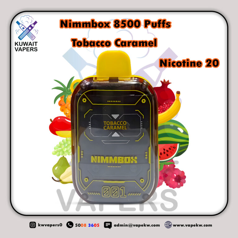 Nimmbox Tobacco Caramel 8500 Puffs