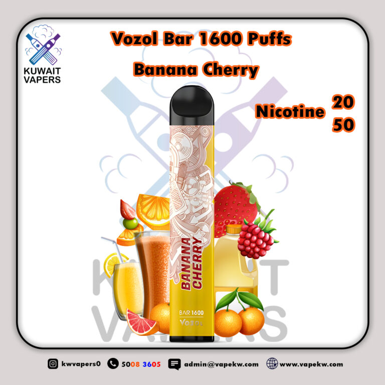 Vozol Bar Banana Cherry 1600 Puffs