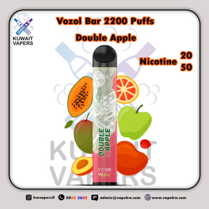 Vozol Bar Double Apple 2200 Puffs