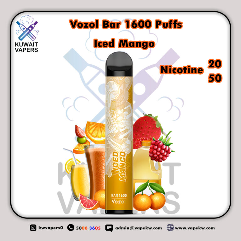 Vozol Bar Iced Mango 1600 Puffs