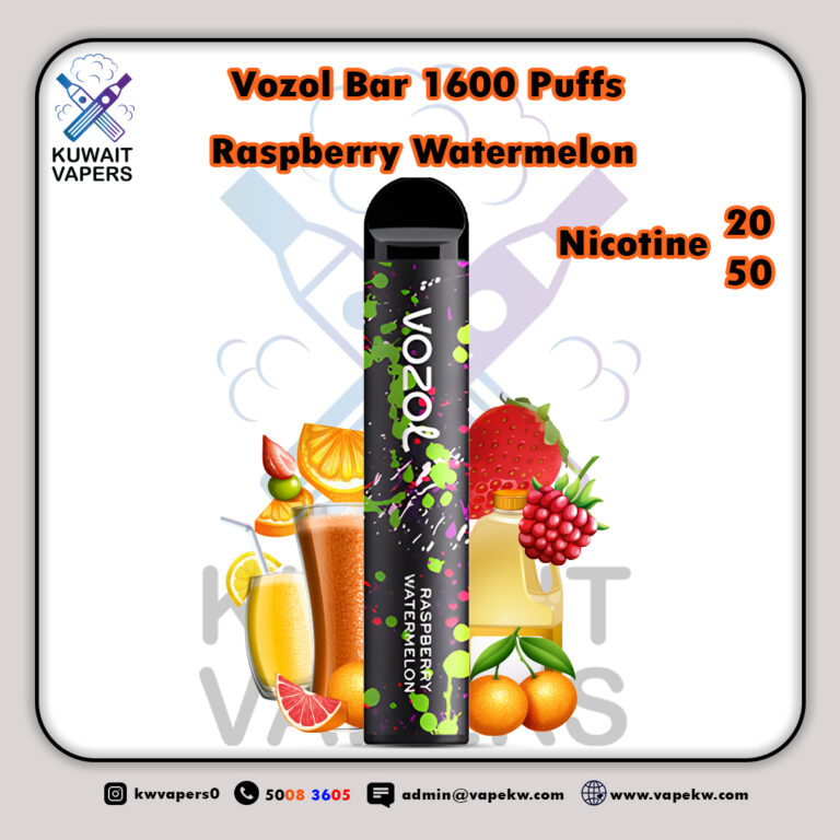 Vozol Bar Raspberry Watermelon 1600 Puffs