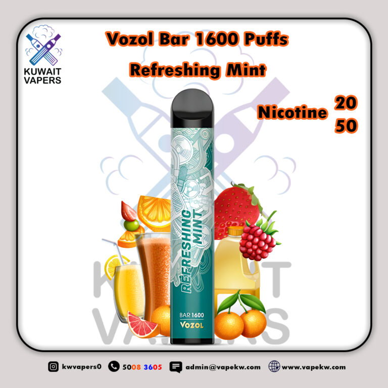 Vozol Bar Refreshing Mint 1600 Puffs