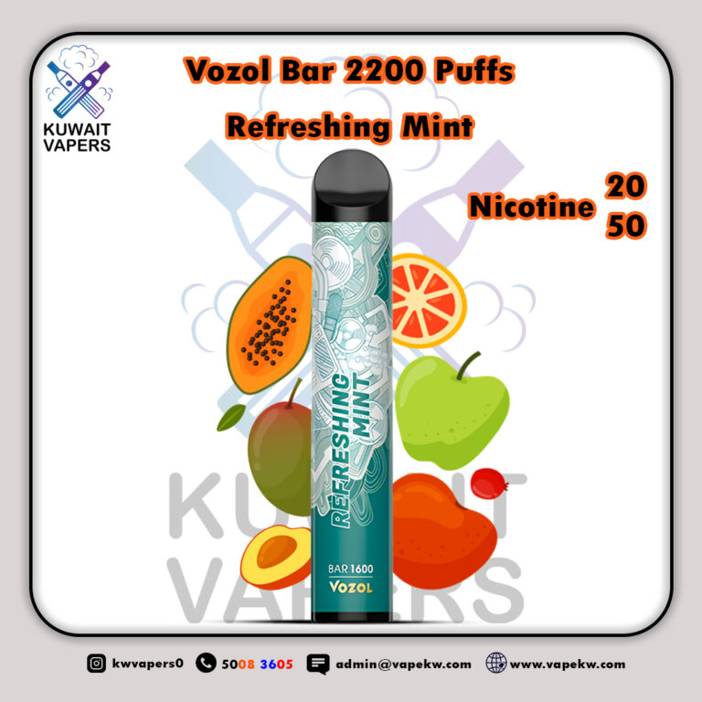 Vozol Bar Refreshing Mint 2200 Puffs