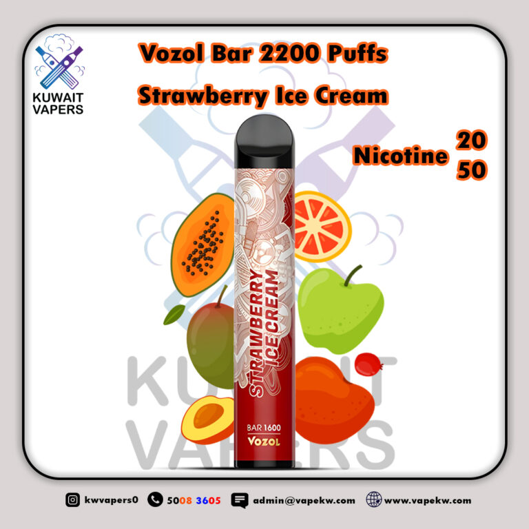 Vozol Bar Strawberry Ice Cream 2200 Puffs