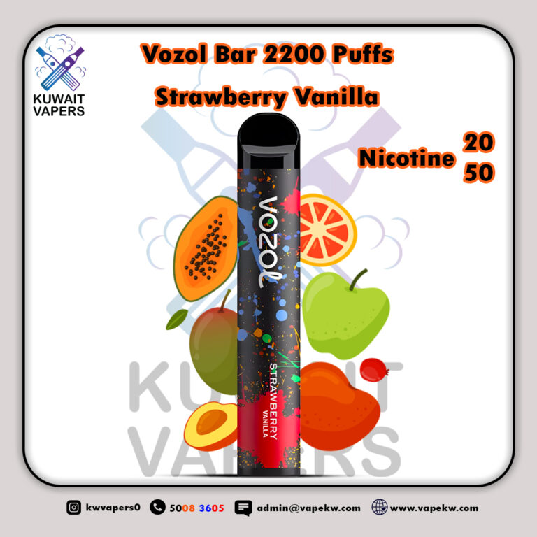 Vozol Bar Strawberry Vanilla 2200 Puffs