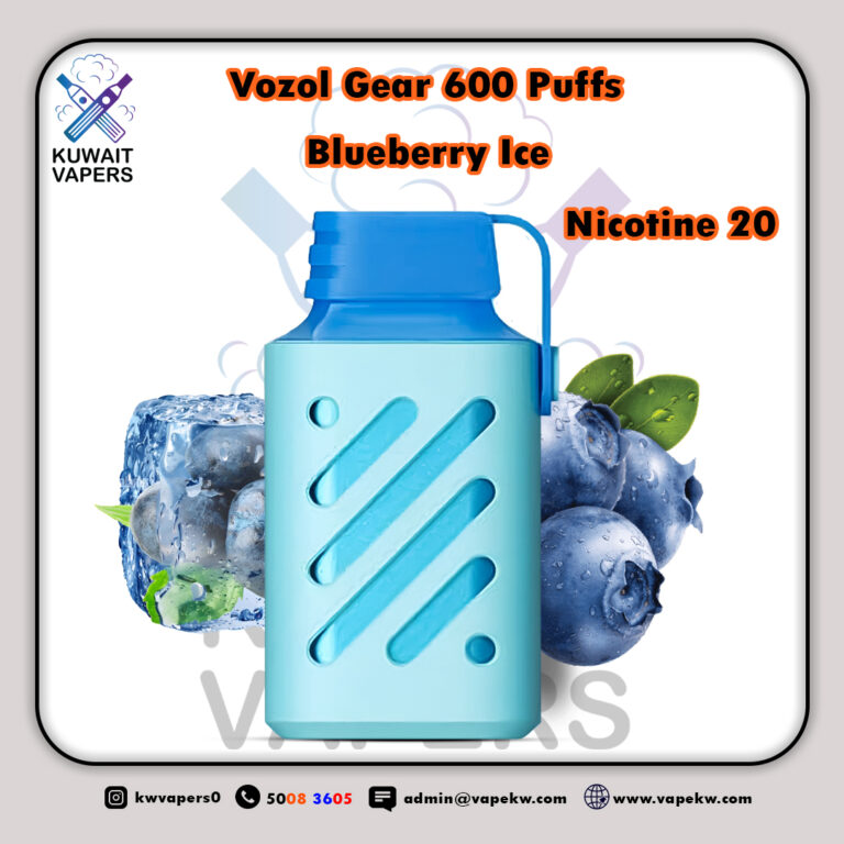 Vozol Gear Blueberry Ice 600 Puffs