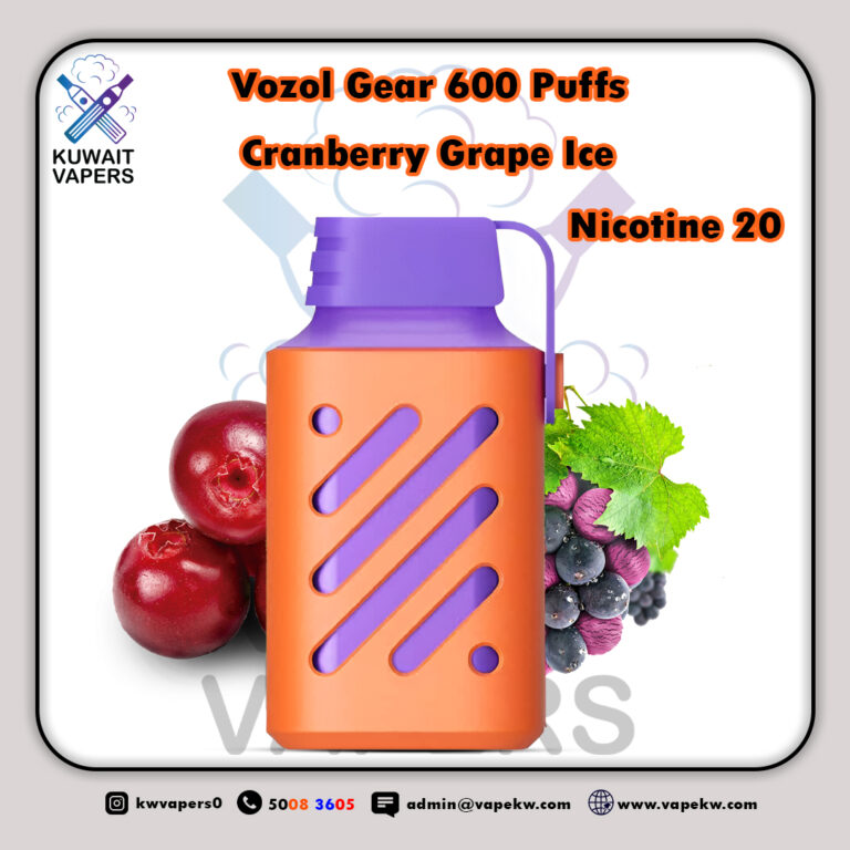 Vozol Gear Cranberry Grape Ice 600 Puffs