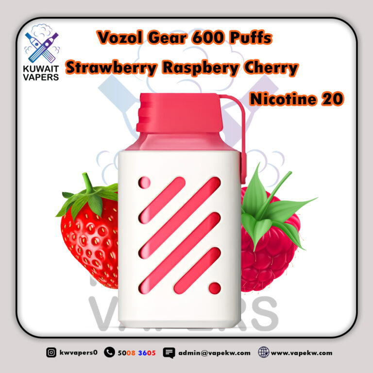 Vozol Gear Strawberry Raspbery Cherry 600 Puffs