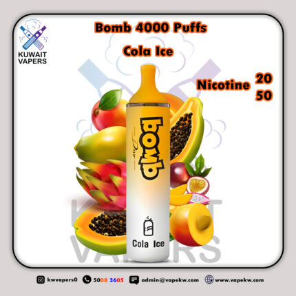 bomb cola ice 4000 puffs