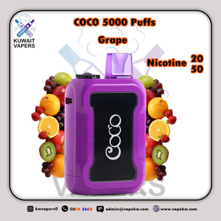 coco Grape 5000 puffs