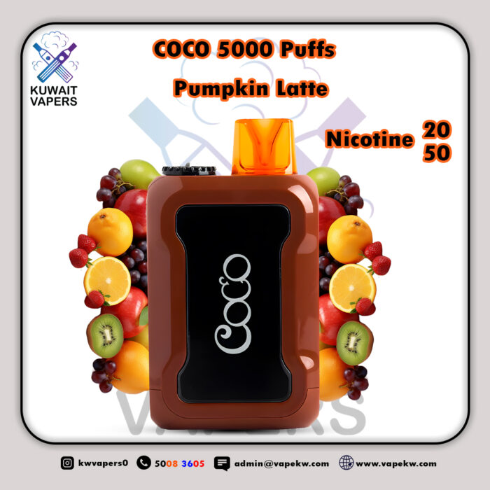 coco Pumpkin Latte 5000 puffs