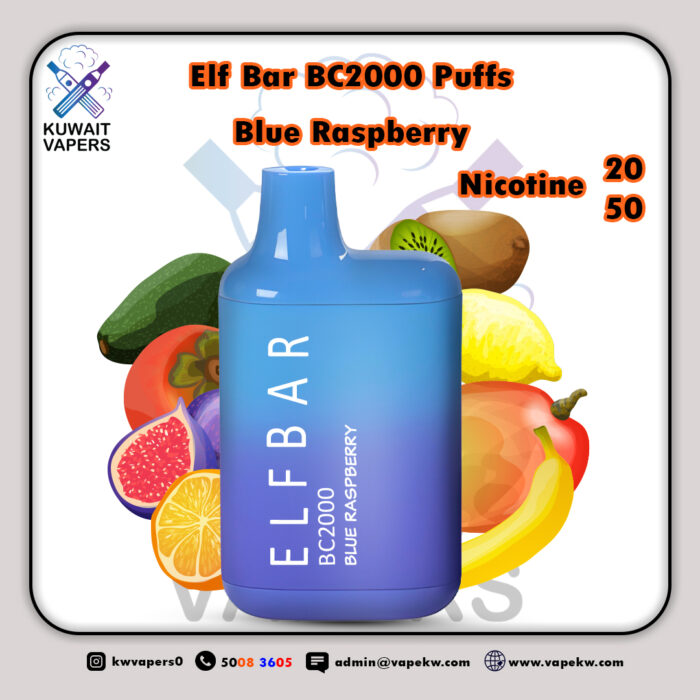 Elf Bar Blue Raspberry BC2000 Puffs