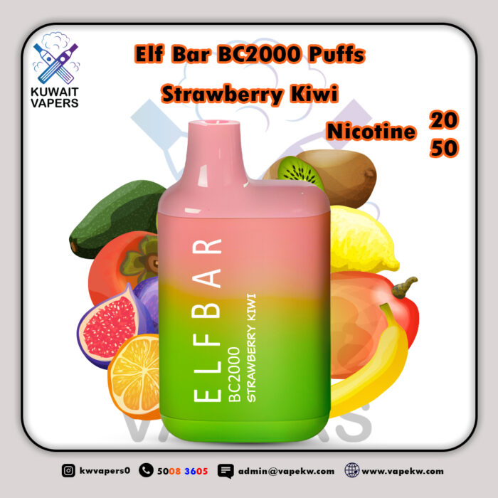 Elf Bar Strawberry Kiwi BC2000 Puffs