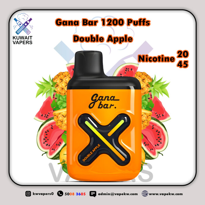 Gana Bar Double Apple 1200 Puffs