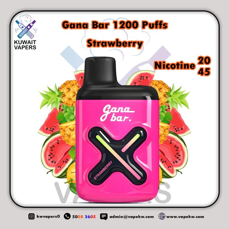 Gana Bar Strawberry 1200 Puffs