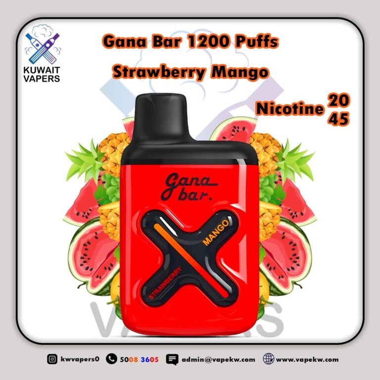 Gana Bar Strawberry Mango 1200 Puffs