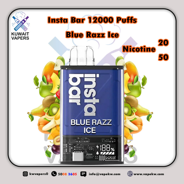 Insta Bar Blue Razz Ice 12000 Puffs