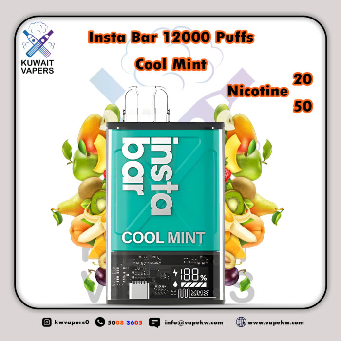 Insta Bar Cool Mint 12000 Puffs