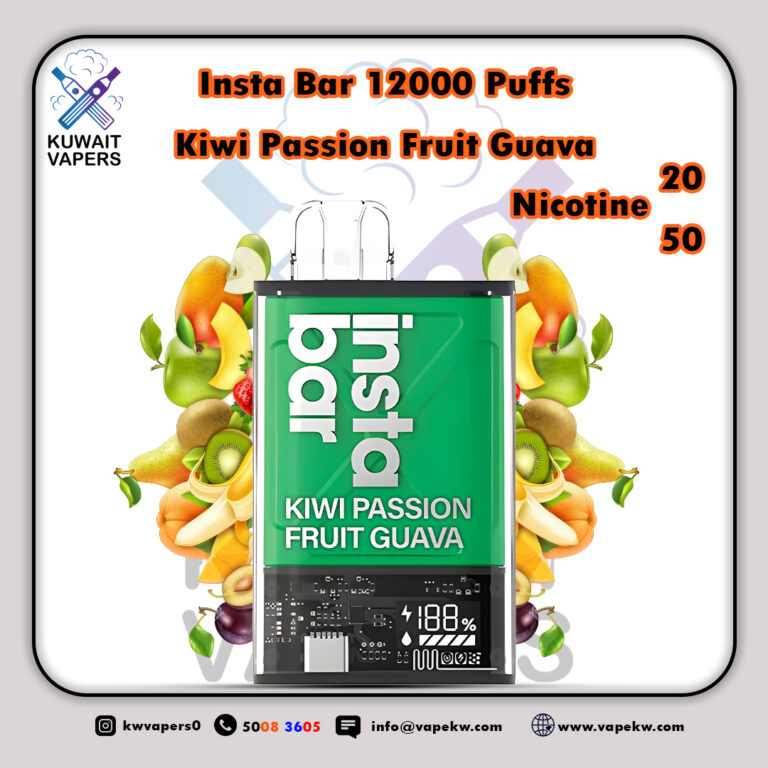 Insta Bar Kiwi Passion Fruit Guava 12000 Puffs