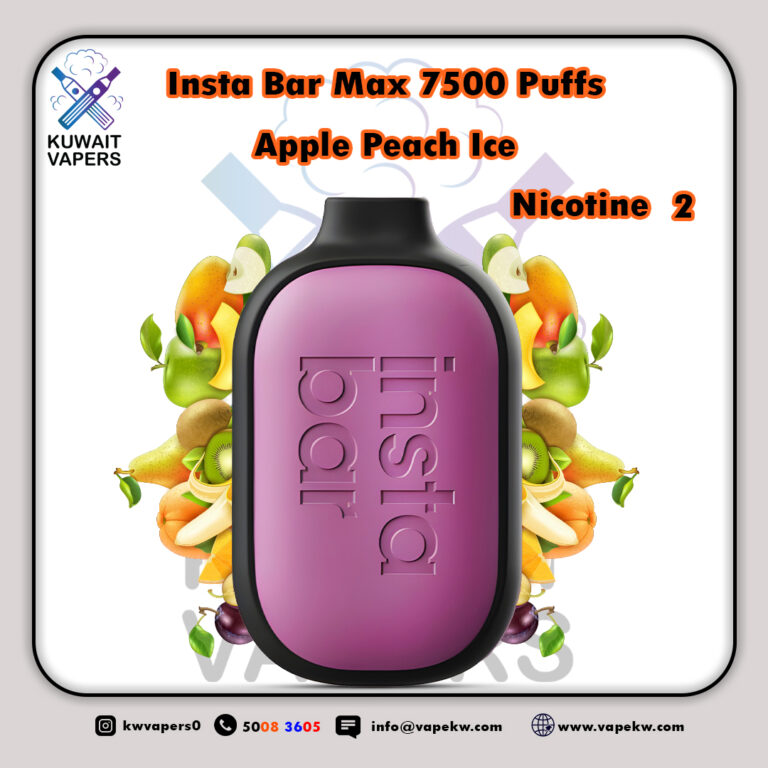 Insta Bar Max Apple Peach Ice 7500 Puffs