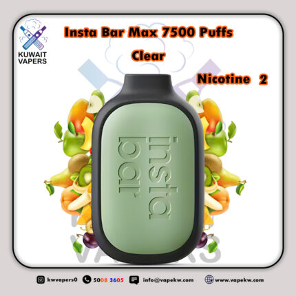 Insta Bar Max Clear 7500 Puffs