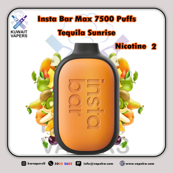 Insta Bar Max Tequila Sunrise 7500 Puffs