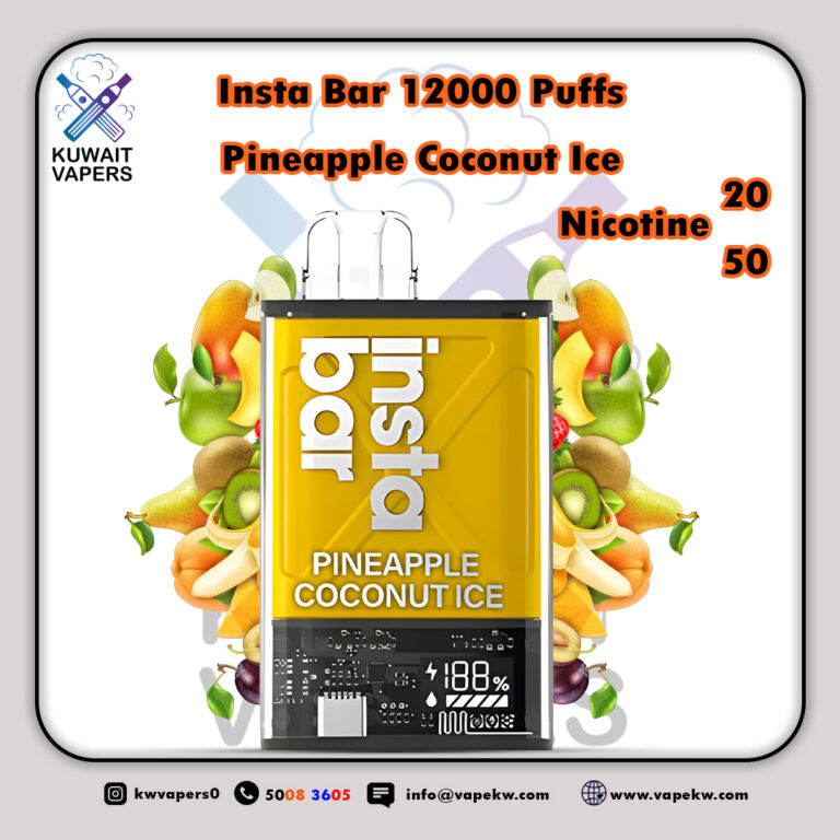 Insta Bar Pineapple Coconut Ice 12000 Puffs