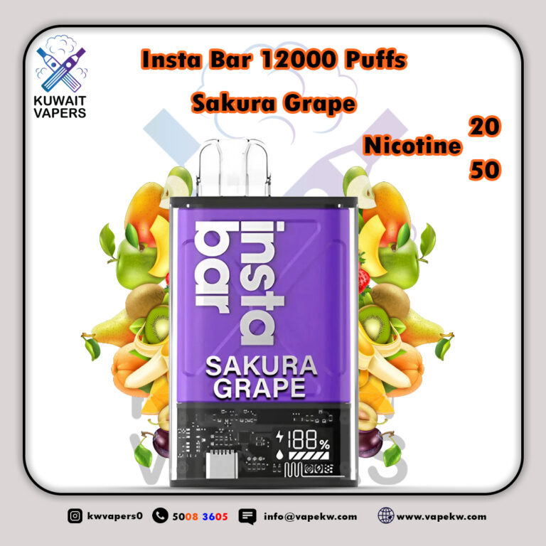 Insta Bar Sakura Grape 12000 Puffs