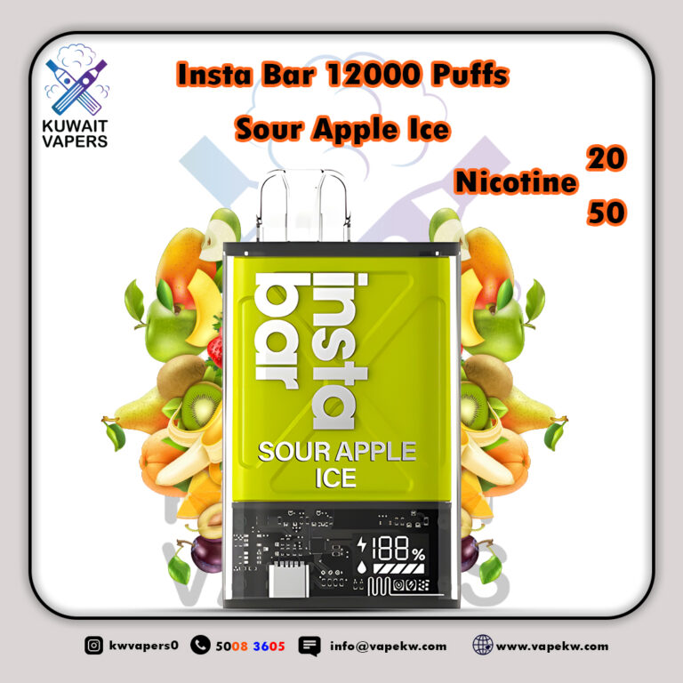 Insta Bar Sour Apple Ice 12000 Puffs