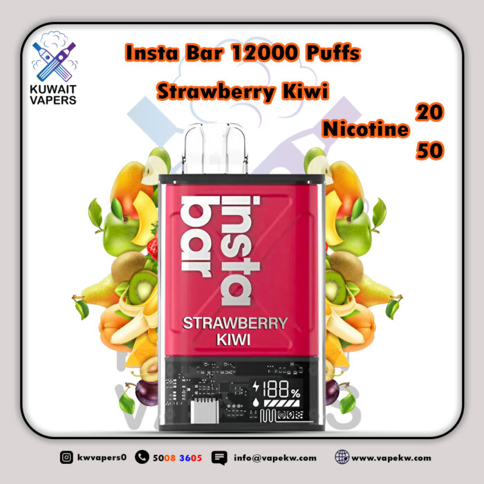 Insta Bar Strawberry Kiwi 12000 Puffs