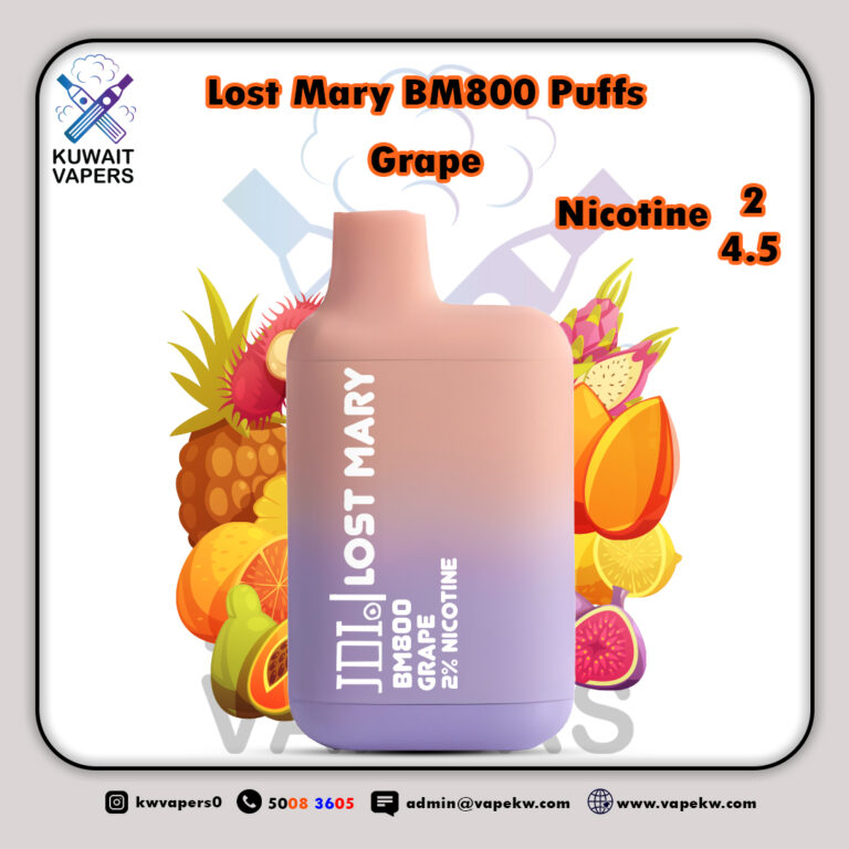 Lost Mary Grape bm800 Puffs