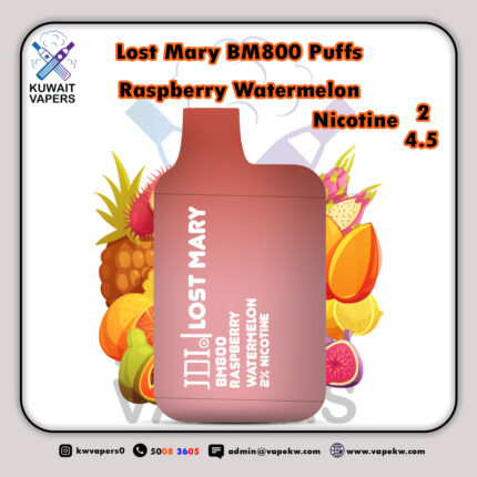 Lost Mary Raspberry Watermelon bm800 Puffs