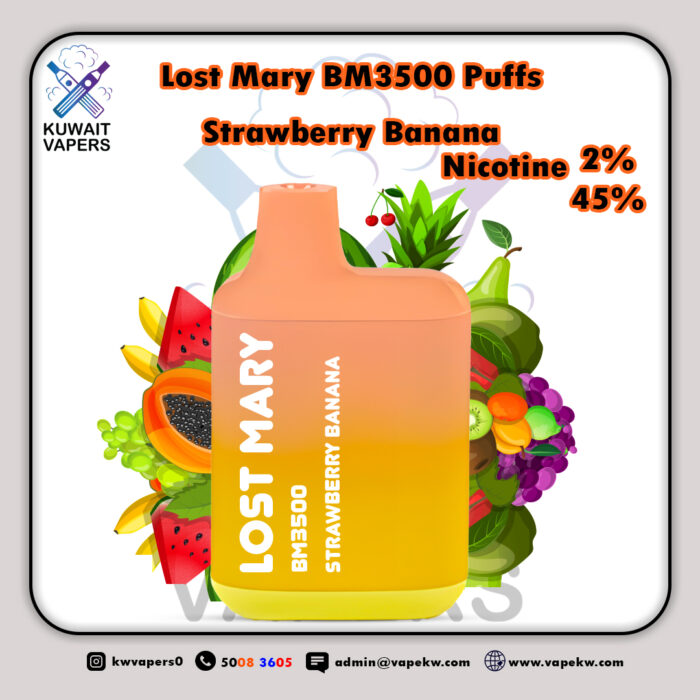 Lost Mary Strawberry Banana BM3500 Puffs