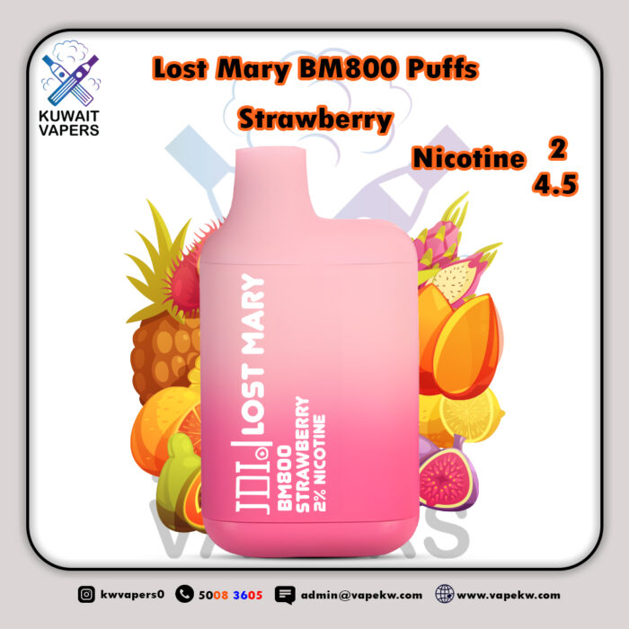 Lost Mary Strawberry bm800 Puffs