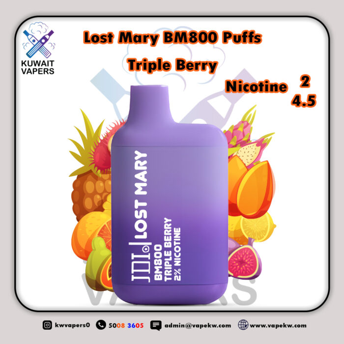 Lost Mary Triple Berry bm800 Puffs