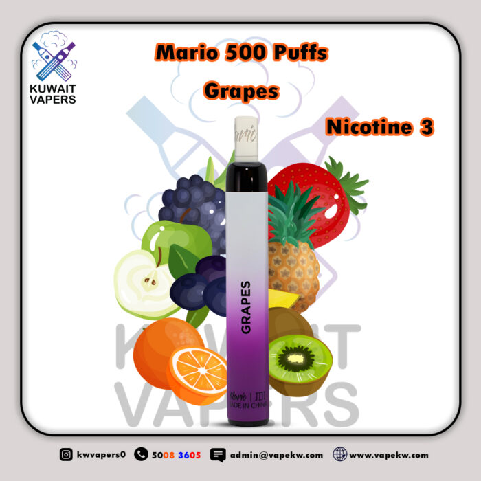 Mario Grapes 500 Puffs